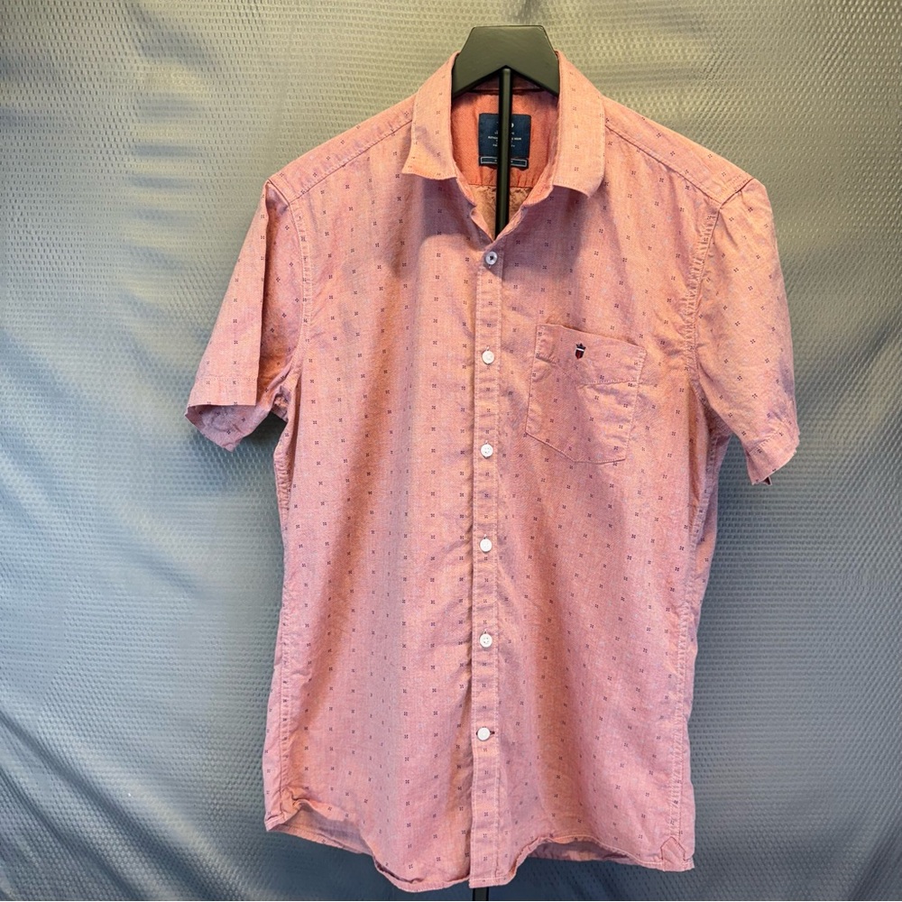 Louis Philippe Casual Pink Button Down Shirt